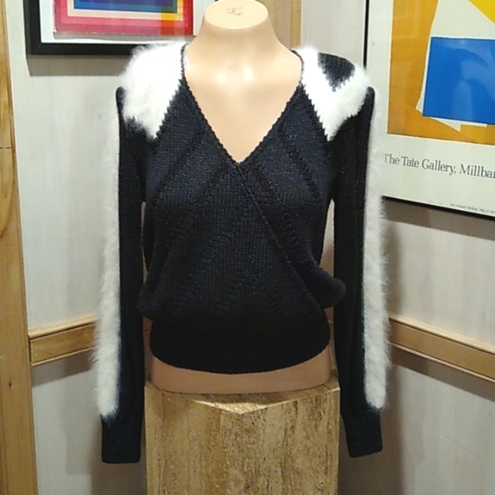 Nannell vintage rabbit fur sweater L